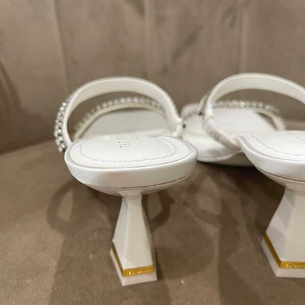 Ted Baker Rinita Satin Heeled Sandals WHITE 70mm … - image 12