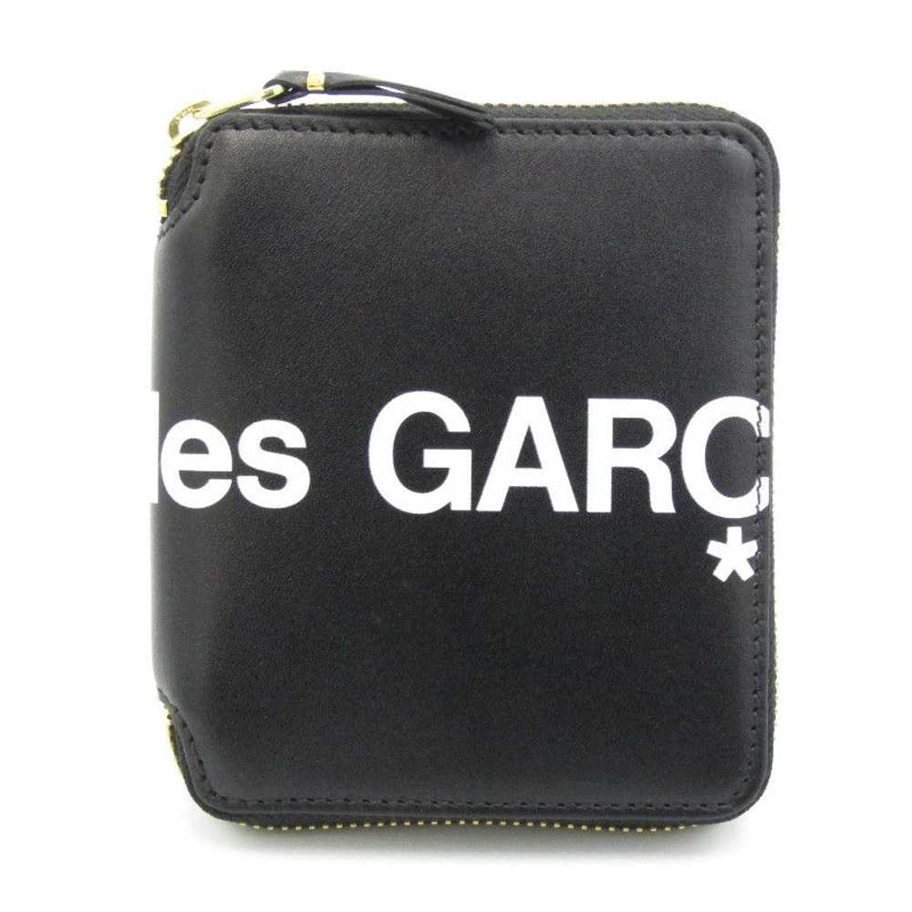 Comme des Garcons Wallet Bifold Huge Logo Round Z… - image 2