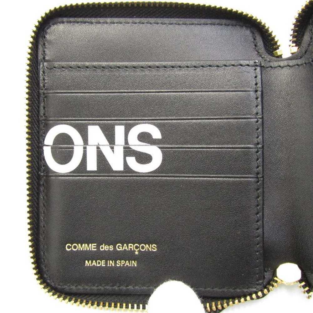 Comme des Garcons Wallet Bifold Huge Logo Round Z… - image 6