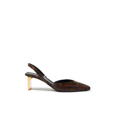 Arielle Baron Lille 55 Leather Slingback Pumps - image 1