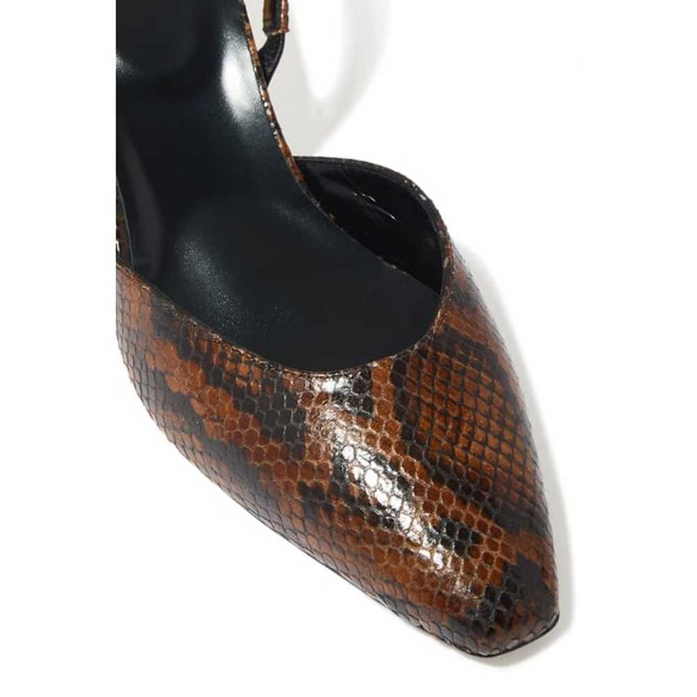Arielle Baron Lille 55 Leather Slingback Pumps - image 3
