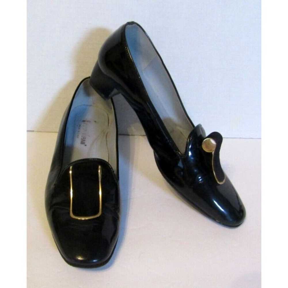 Emma Viani Italian Made Black Patent Leather Heel… - image 2