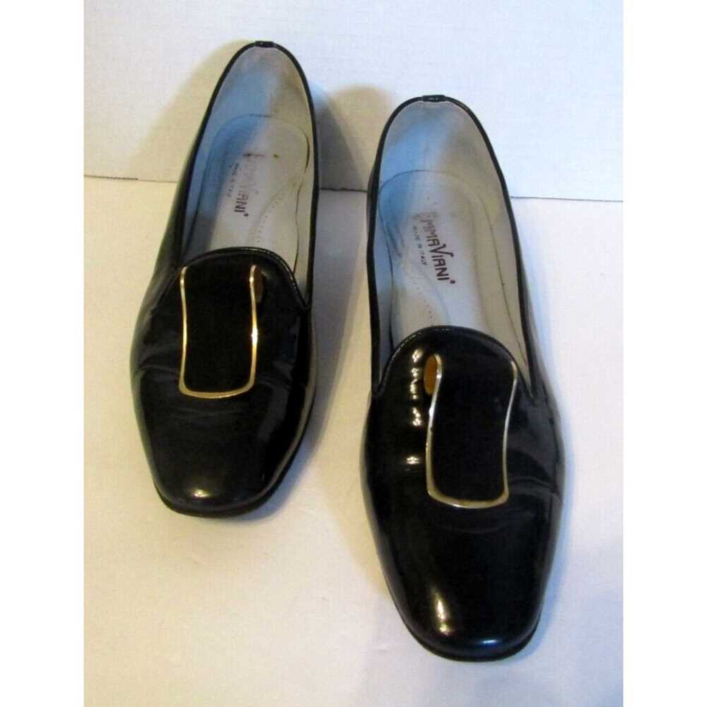 Emma Viani Italian Made Black Patent Leather Heel… - image 3