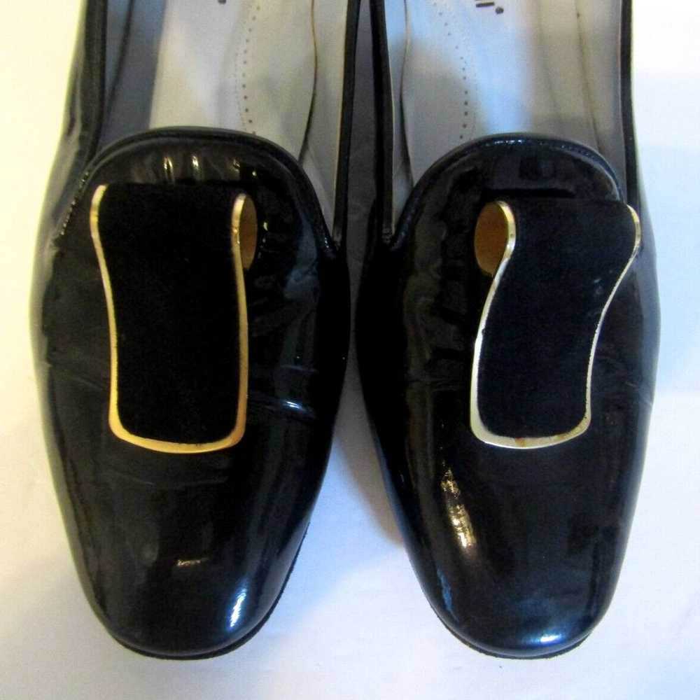 Emma Viani Italian Made Black Patent Leather Heel… - image 6
