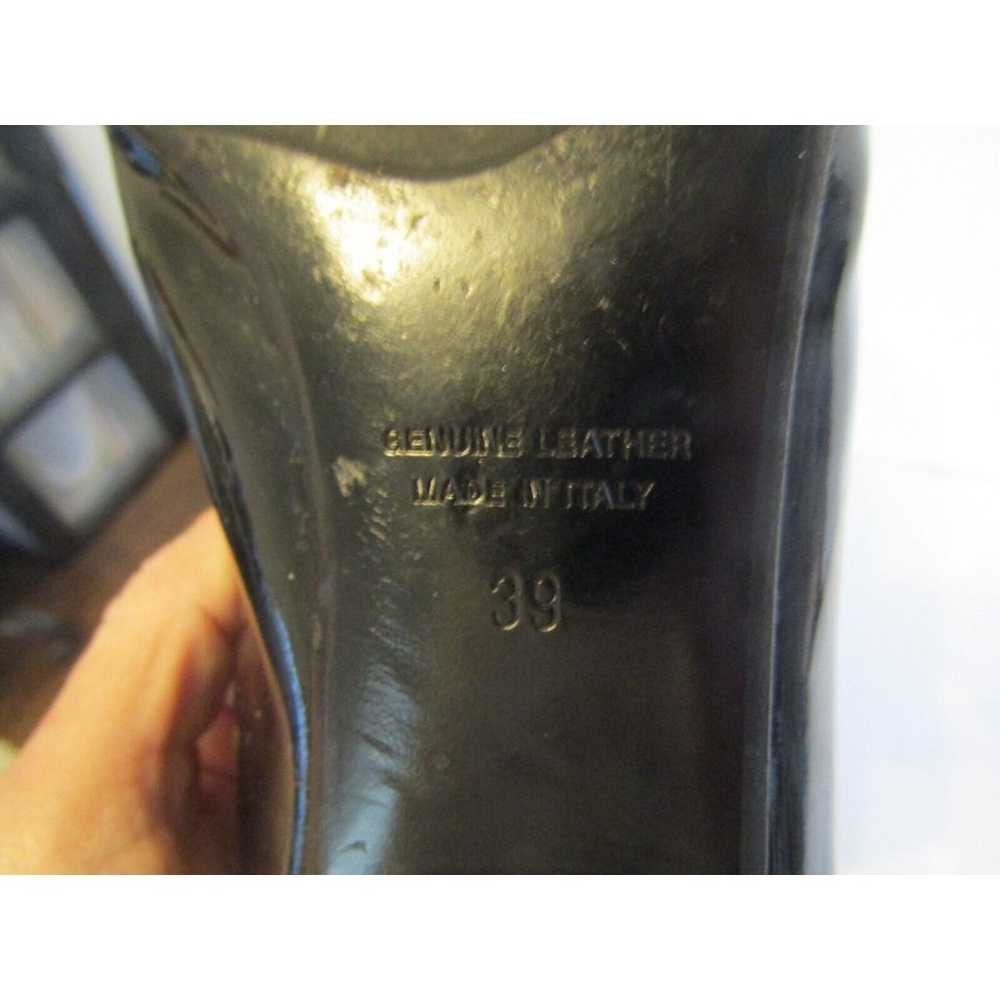 Emma Viani Italian Made Black Patent Leather Heel… - image 8