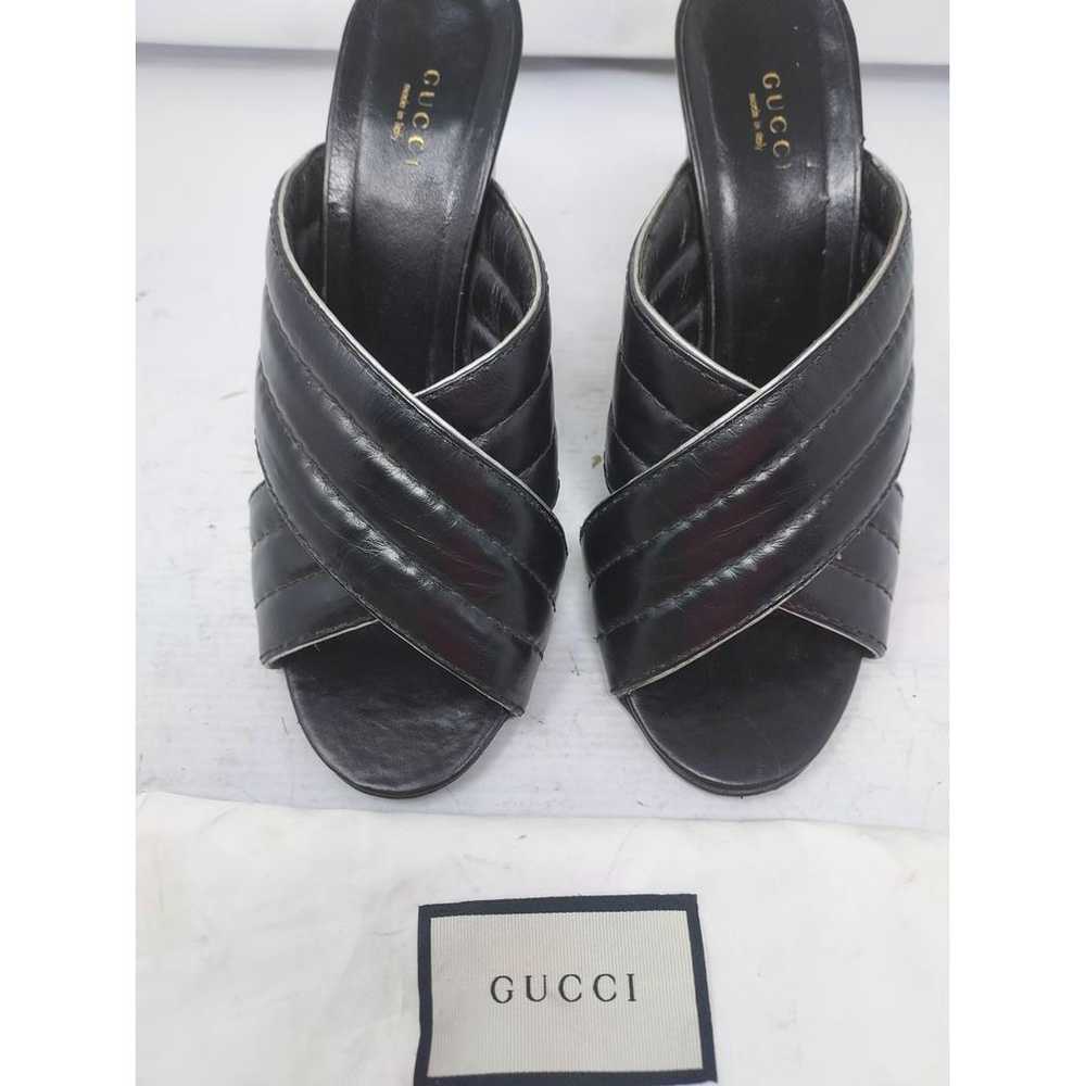 Gucci Leather sandal - image 2