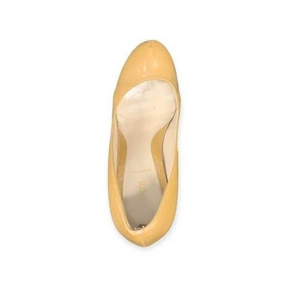Fendi FF Women’s Patent Leather Beige Heels, 38 - image 2