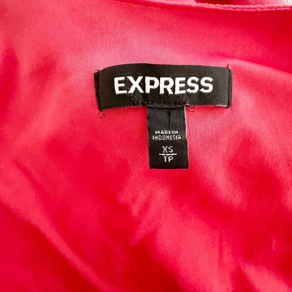 Express Ruffle Sleeveless V Neck Wrap Maxi Dress … - image 6
