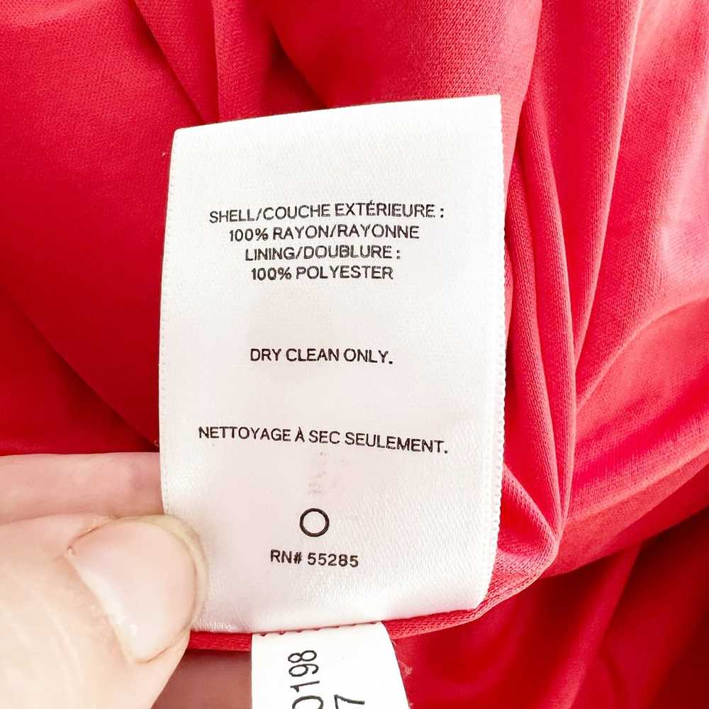Express Ruffle Sleeveless V Neck Wrap Maxi Dress … - image 7