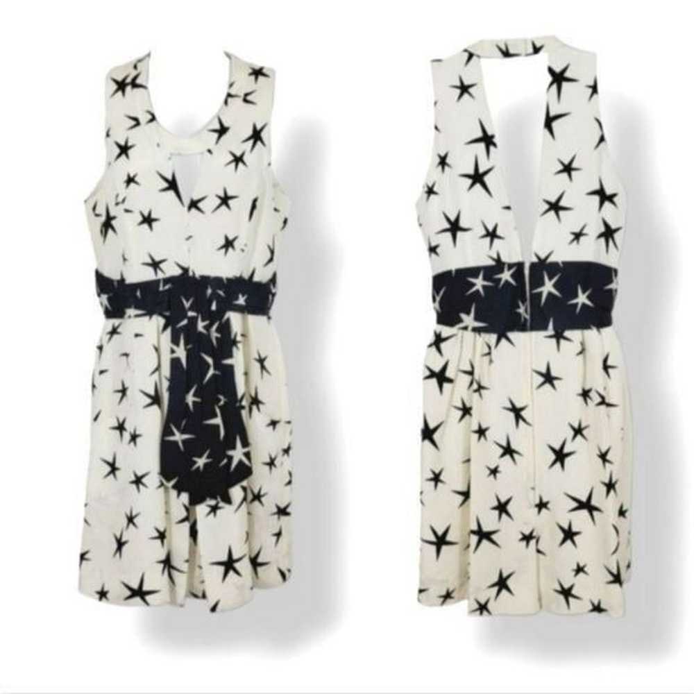NEW Madison Marcus 100% Silk Starry Dress in Navy… - image 10