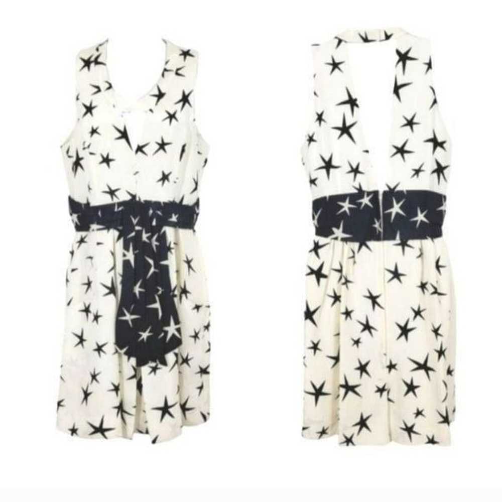 NEW Madison Marcus 100% Silk Starry Dress in Navy… - image 2