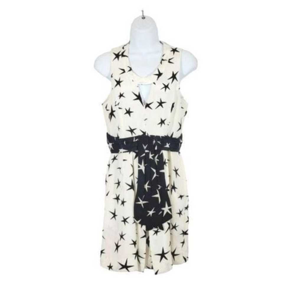 NEW Madison Marcus 100% Silk Starry Dress in Navy… - image 3