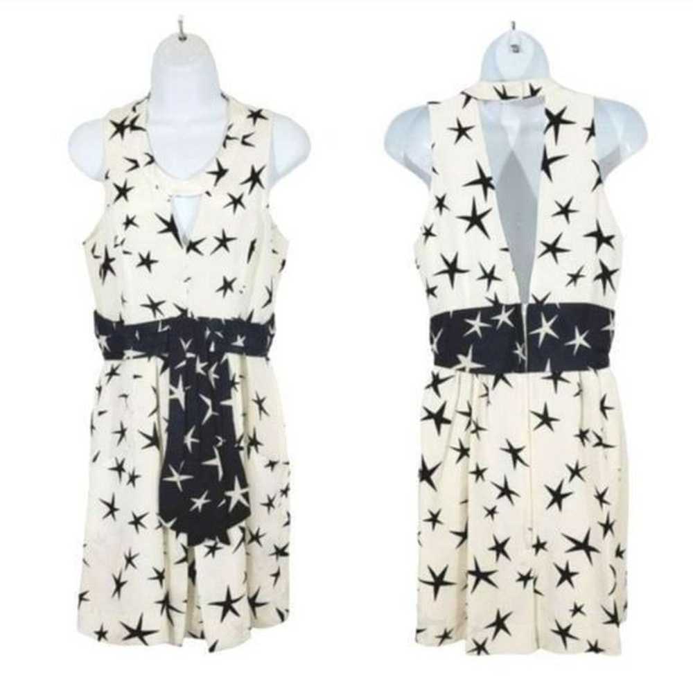 NEW Madison Marcus 100% Silk Starry Dress in Navy… - image 5