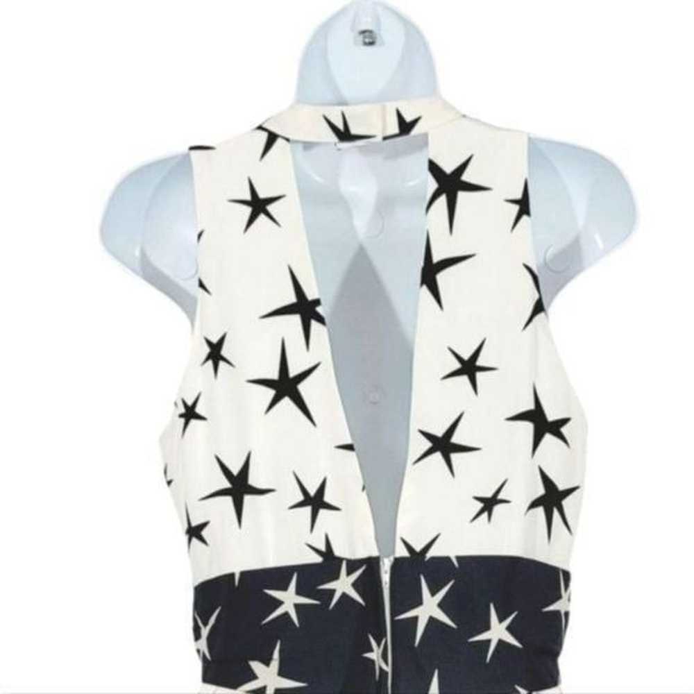 NEW Madison Marcus 100% Silk Starry Dress in Navy… - image 7