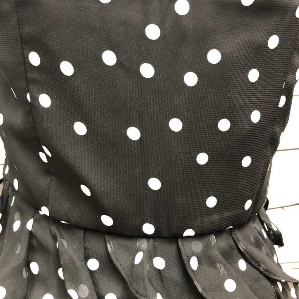 WHBM Black Polka Dot Dress - image 3