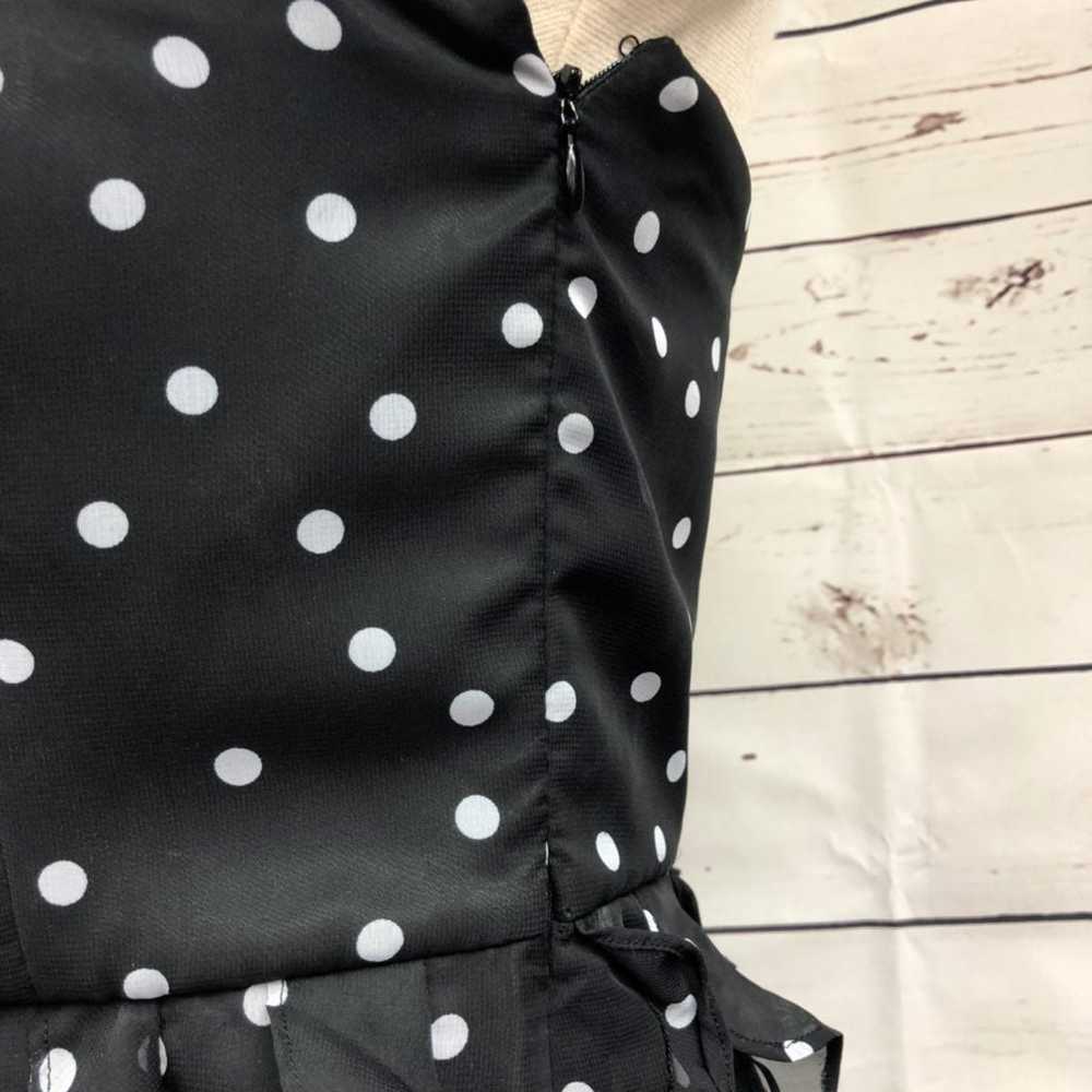 WHBM Black Polka Dot Dress - image 7