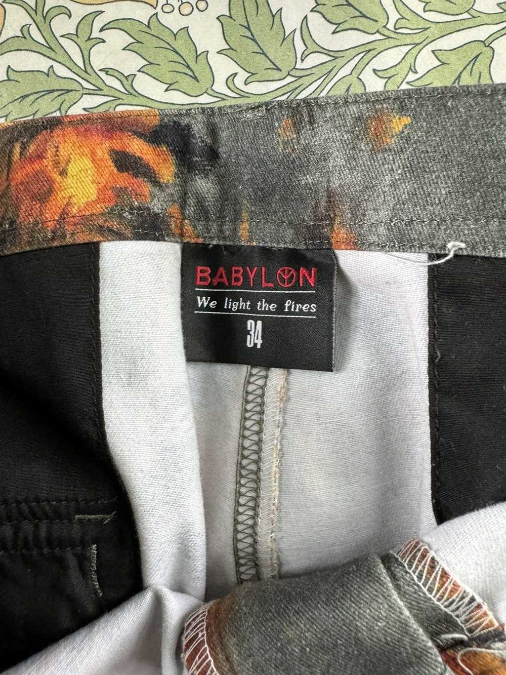 Babylon Babylon burning cargo pants - image 5