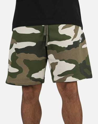 Nike Nike club fleece camo sweat shorts