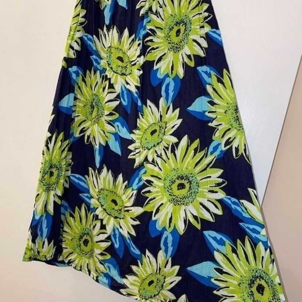 Aerie Floral Print Tassel Sun Dress Size Medium - image 2
