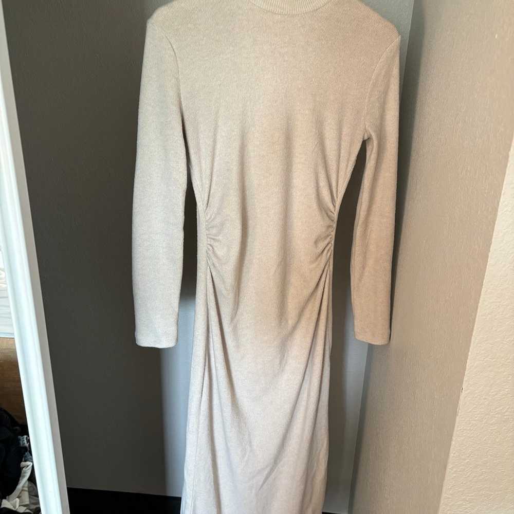 ZARA beige sweater dress • Medium - image 5
