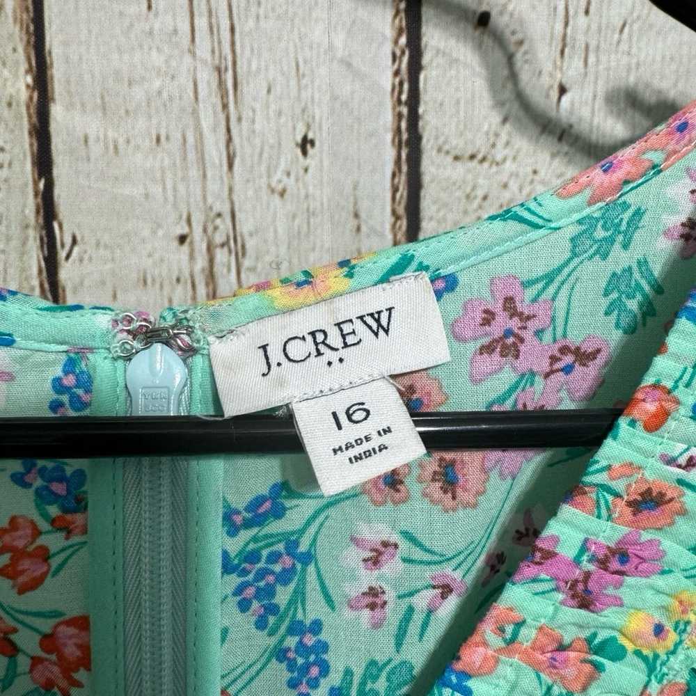 J. Crew floral dress. Size 16 - image 4