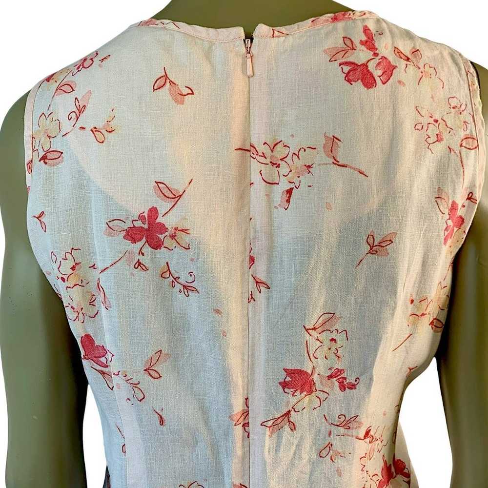 Liz Claiborne 100% Linen 2 Piece Set Shirt Dress … - image 6