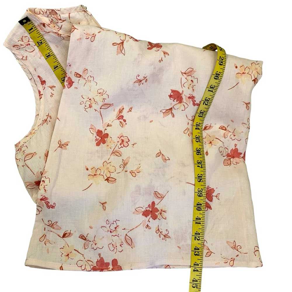 Liz Claiborne 100% Linen 2 Piece Set Shirt Dress … - image 9