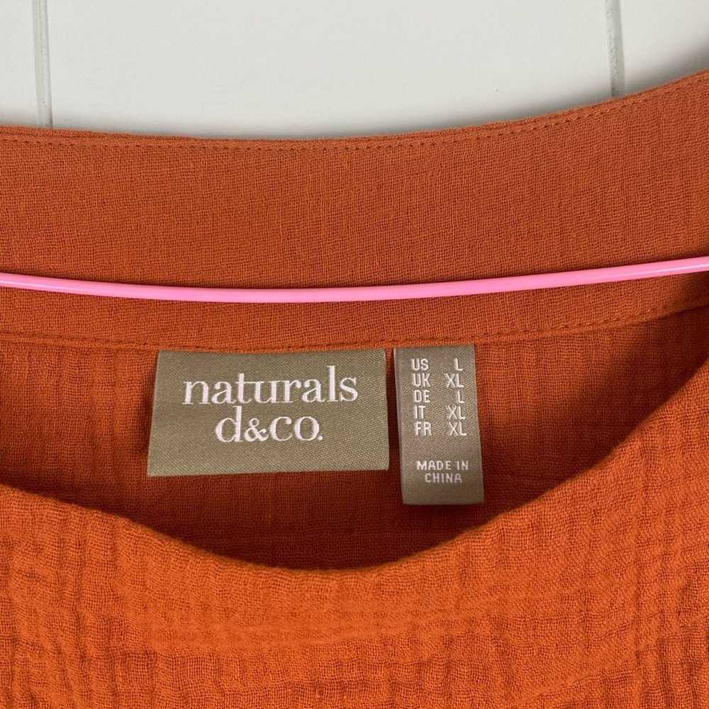 Denim & Co. Naturals Cotton Gauze Short-Sleeve Dr… - image 3