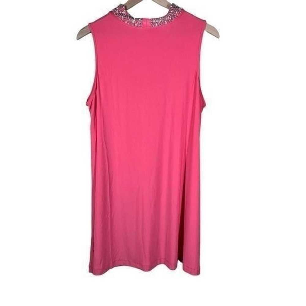 Tahari Womens Dress Size XL Pink A-Line Swing Rhi… - image 2