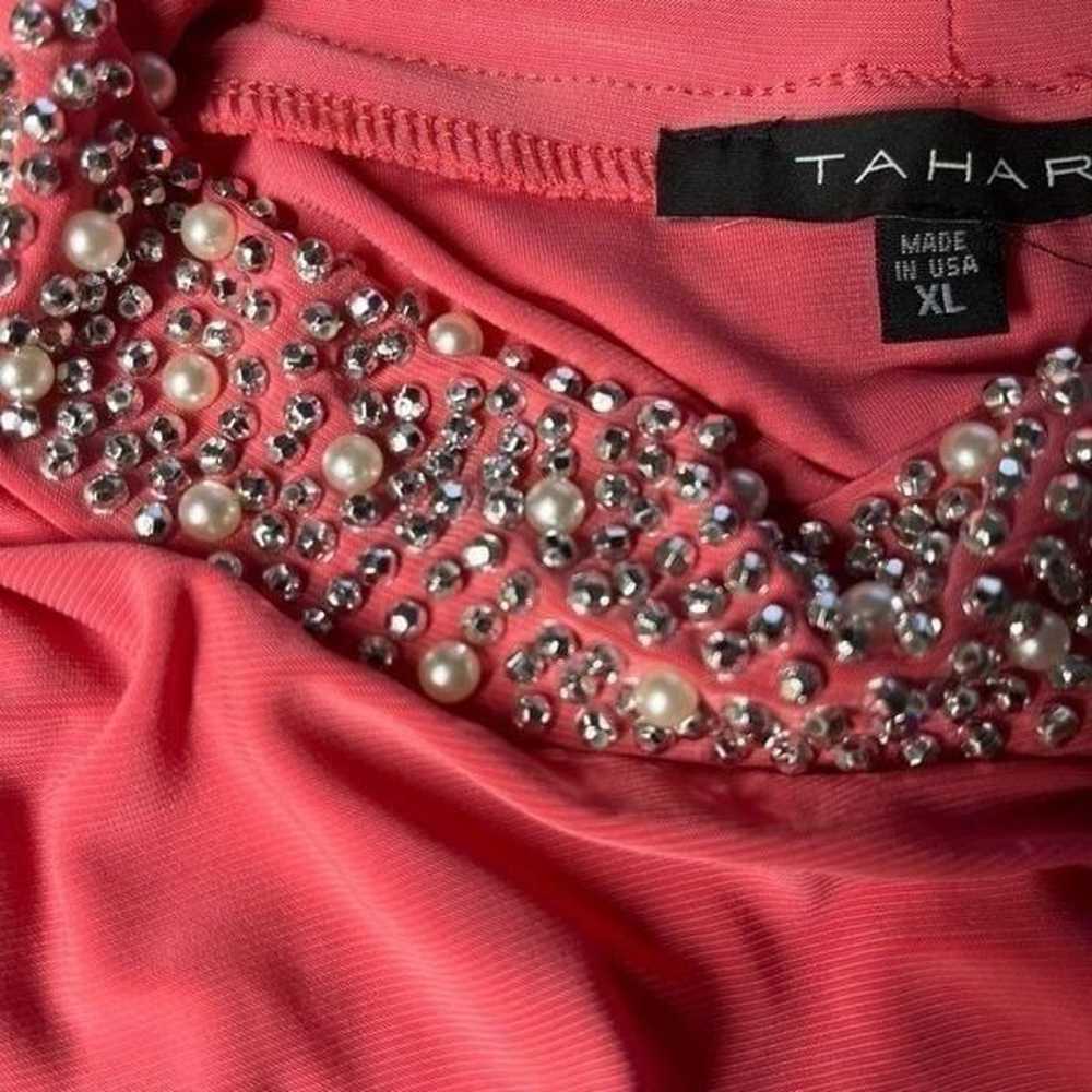 Tahari Womens Dress Size XL Pink A-Line Swing Rhi… - image 4