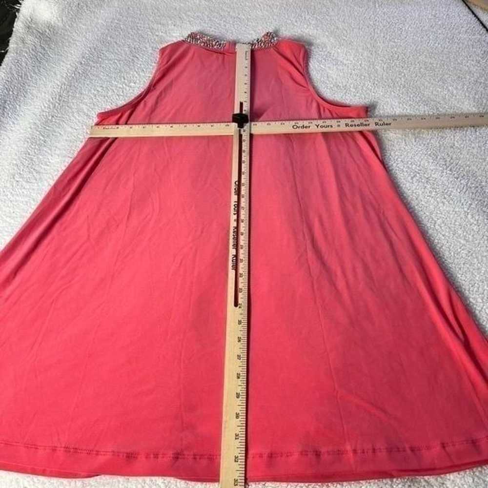 Tahari Womens Dress Size XL Pink A-Line Swing Rhi… - image 7