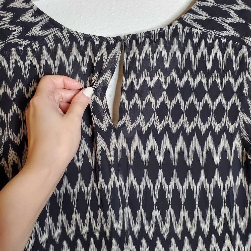 Rory Beca 100% Silk Long Sleeve Shift Dress Size … - image 6