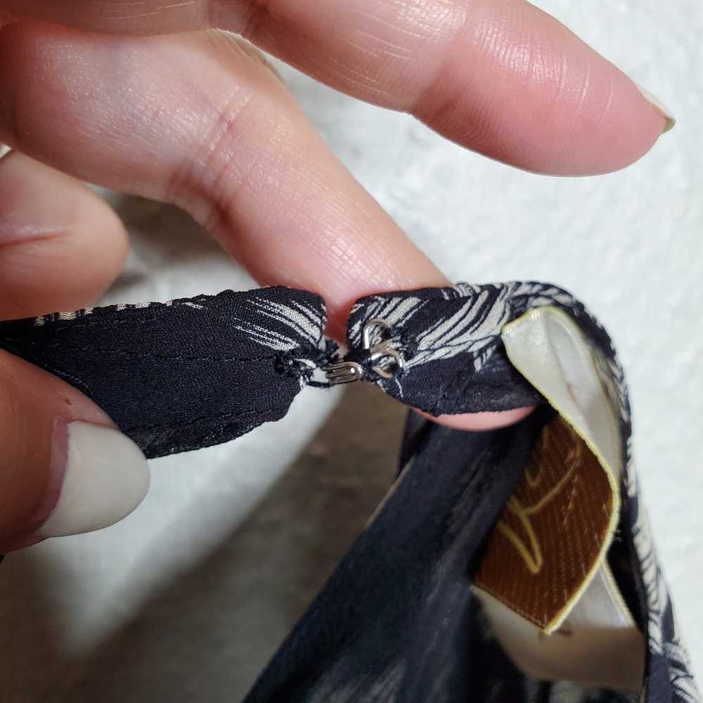 Rory Beca 100% Silk Long Sleeve Shift Dress Size … - image 8
