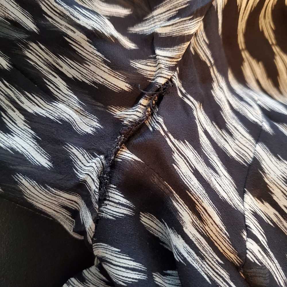 Rory Beca 100% Silk Long Sleeve Shift Dress Size … - image 9