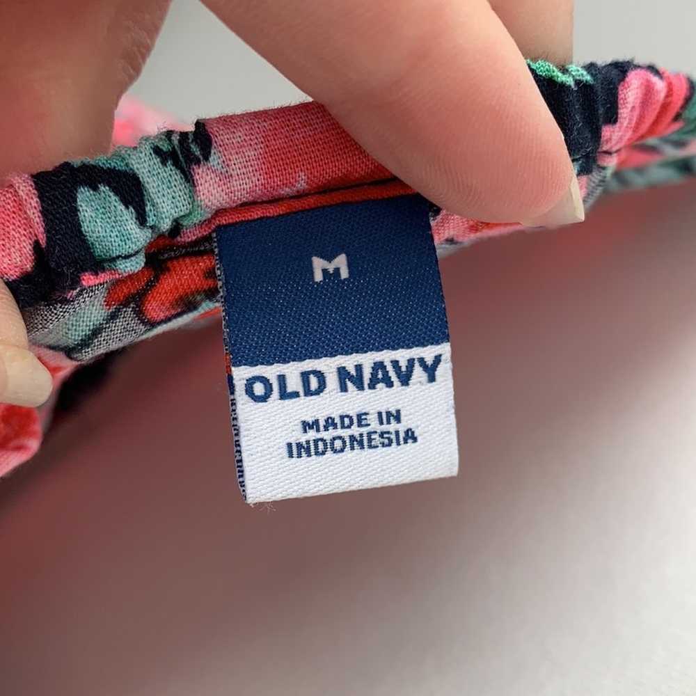 Old Navy Floral Spring Smocked Waist Mini Dress S… - image 6