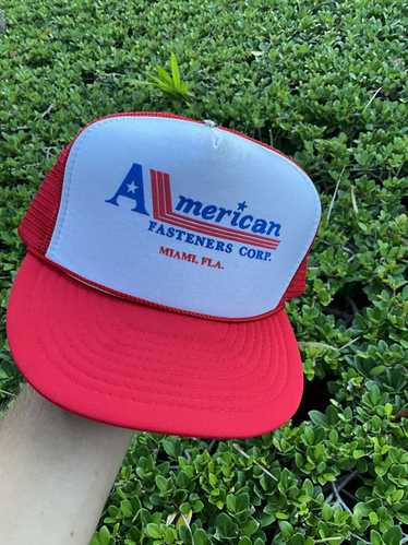 Nissin × Trucker Hat Vintage trucker American fast