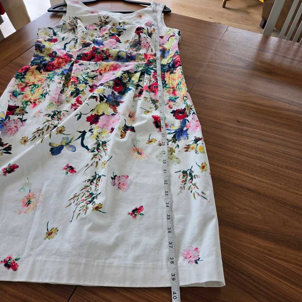 Talbots Floral A-Line Mid Length Dress Momcore 12… - image 9