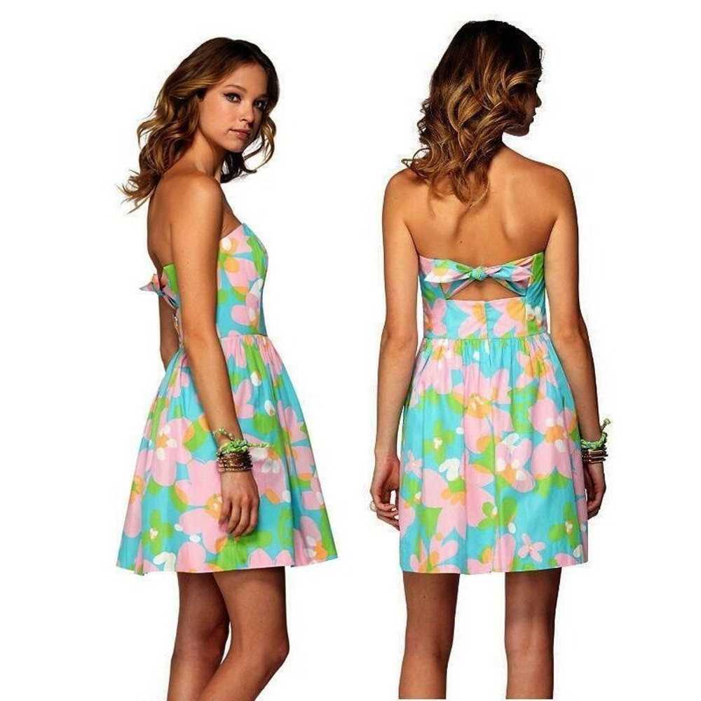 Lilly Pulitzer Richelle Strapless Tie Back Dress … - image 1