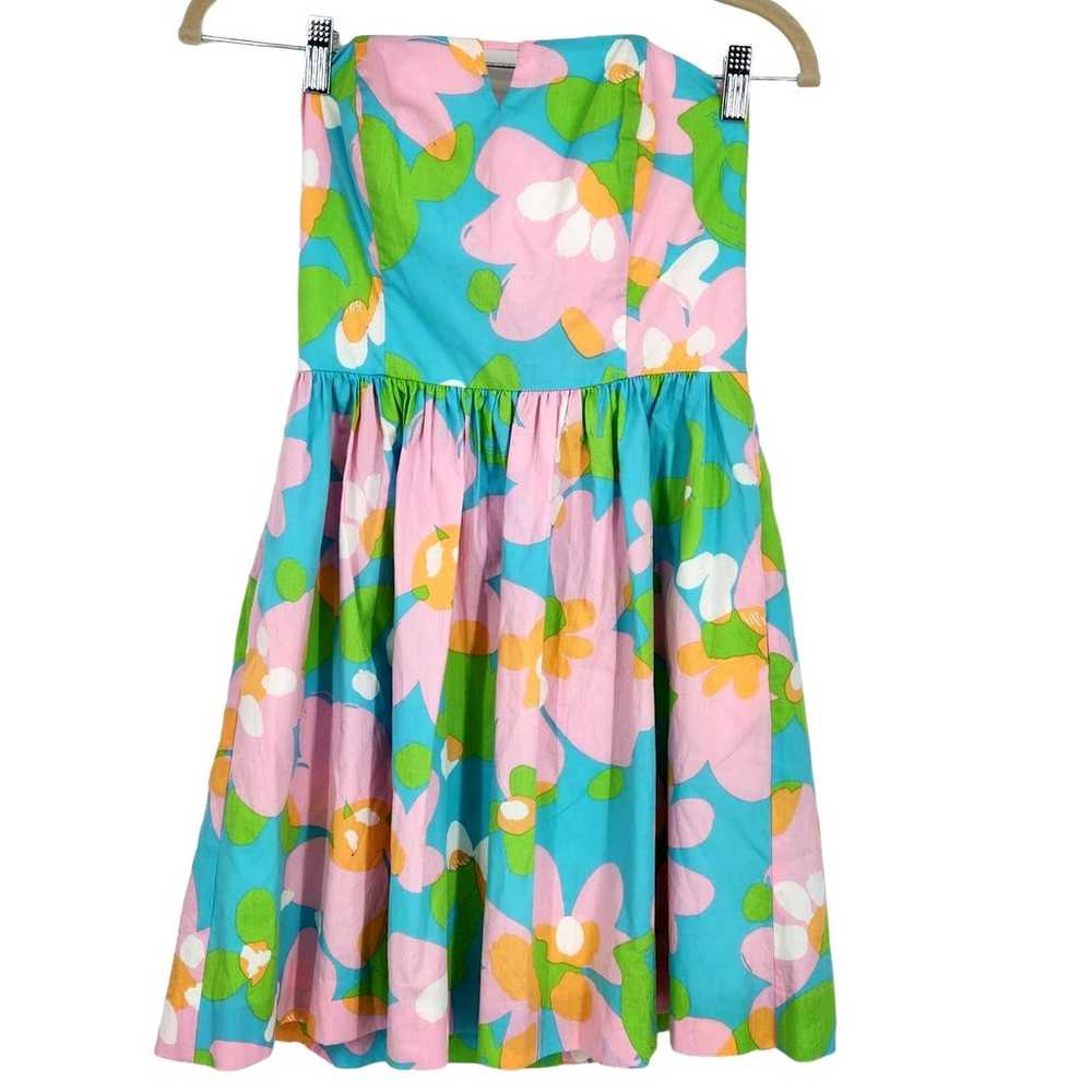 Lilly Pulitzer Richelle Strapless Tie Back Dress … - image 2