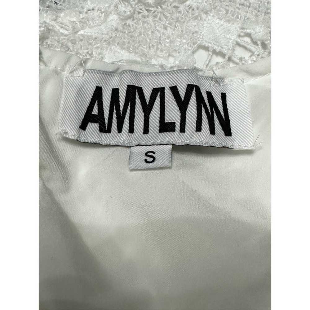 Amy Lynn Womens Sheath Dress White V Neck Sleevel… - image 7