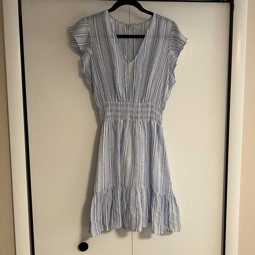 Rails Tara Napoli stripe Linen Blend Mini Dress S… - image 6