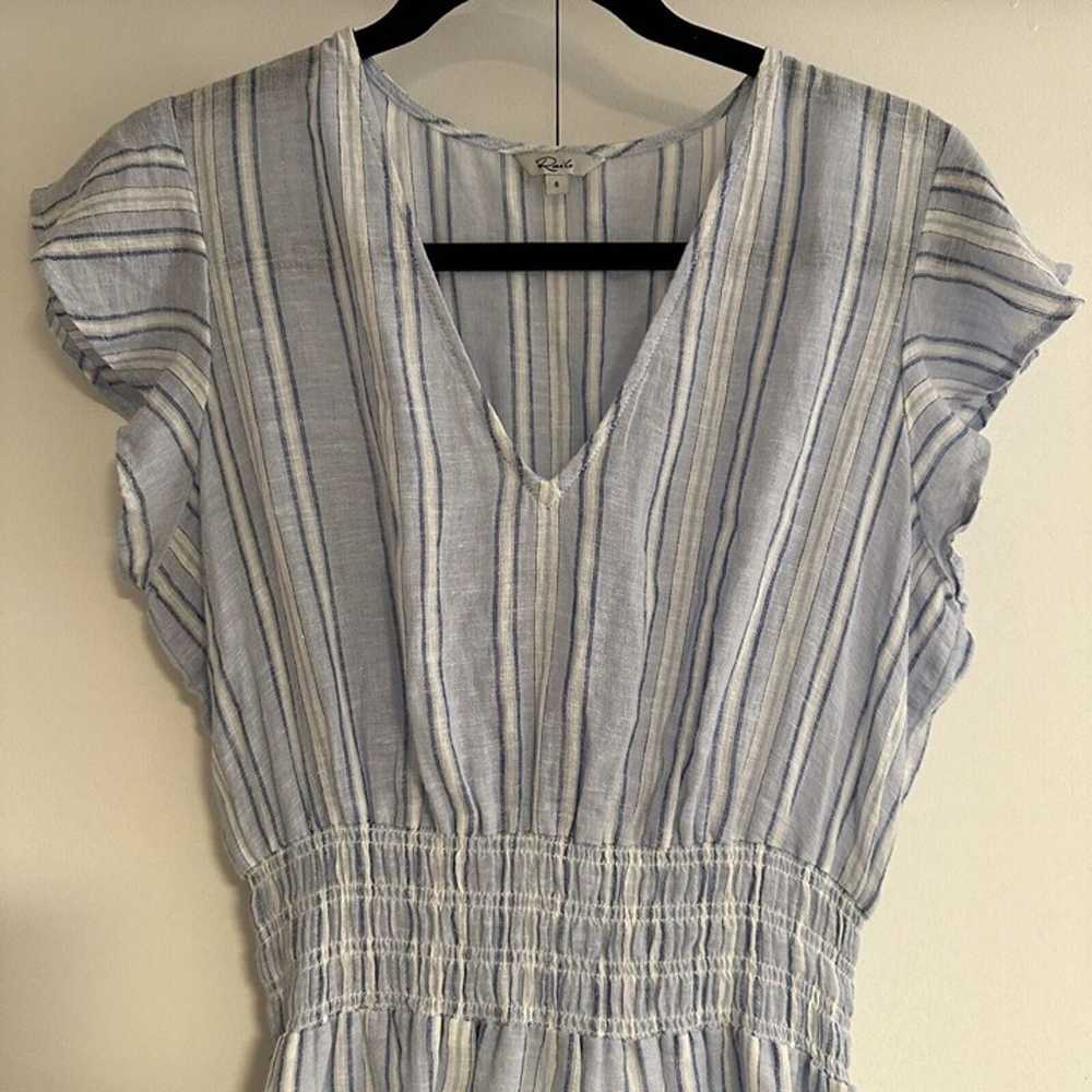 Rails Tara Napoli stripe Linen Blend Mini Dress S… - image 7