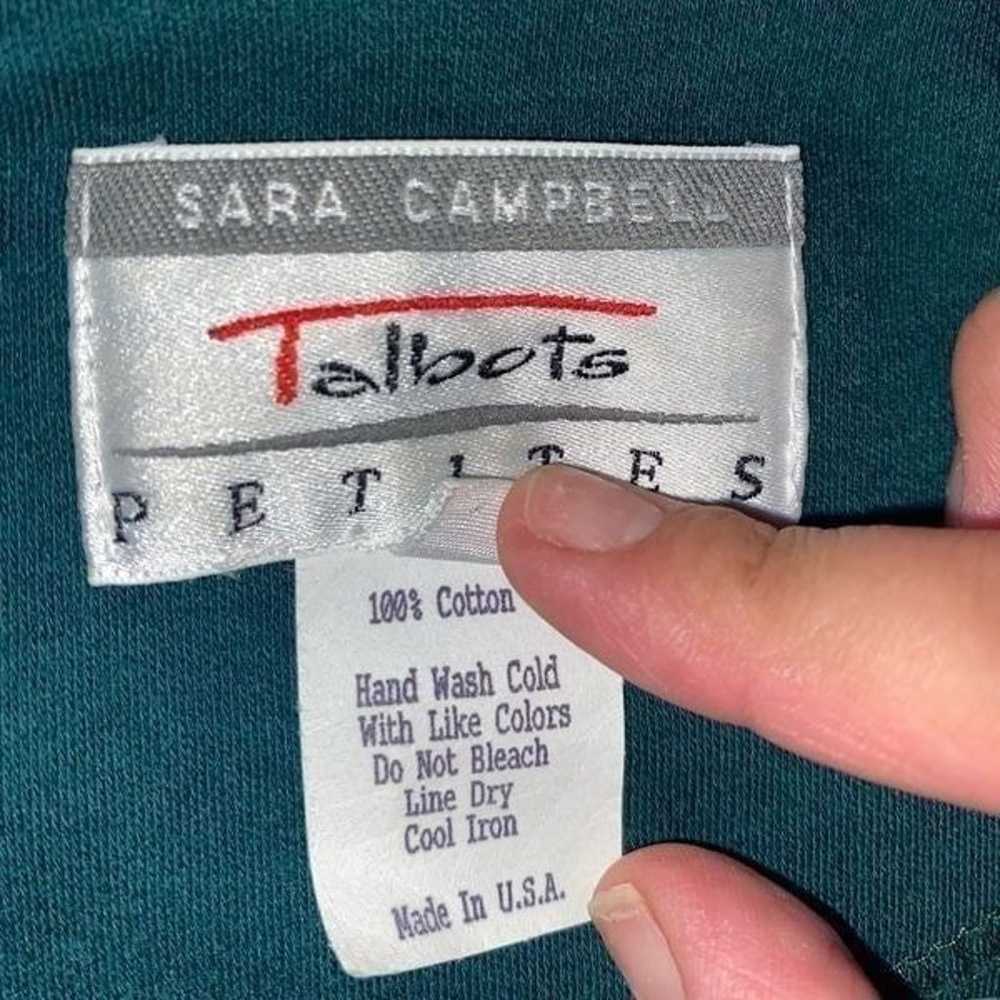 Talbots by Sara Campbell vintage dress sz small - image 2