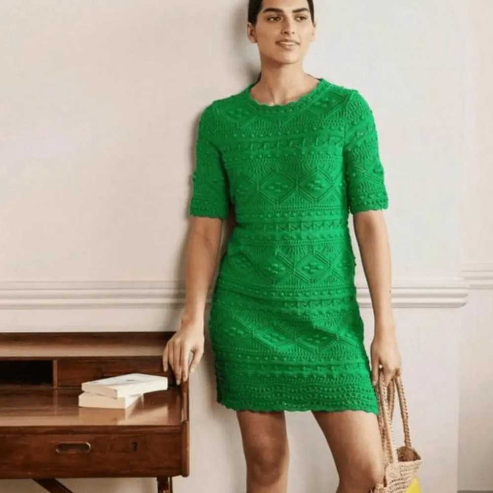 Boden Claudia knitted texture dress US 6 - image 1