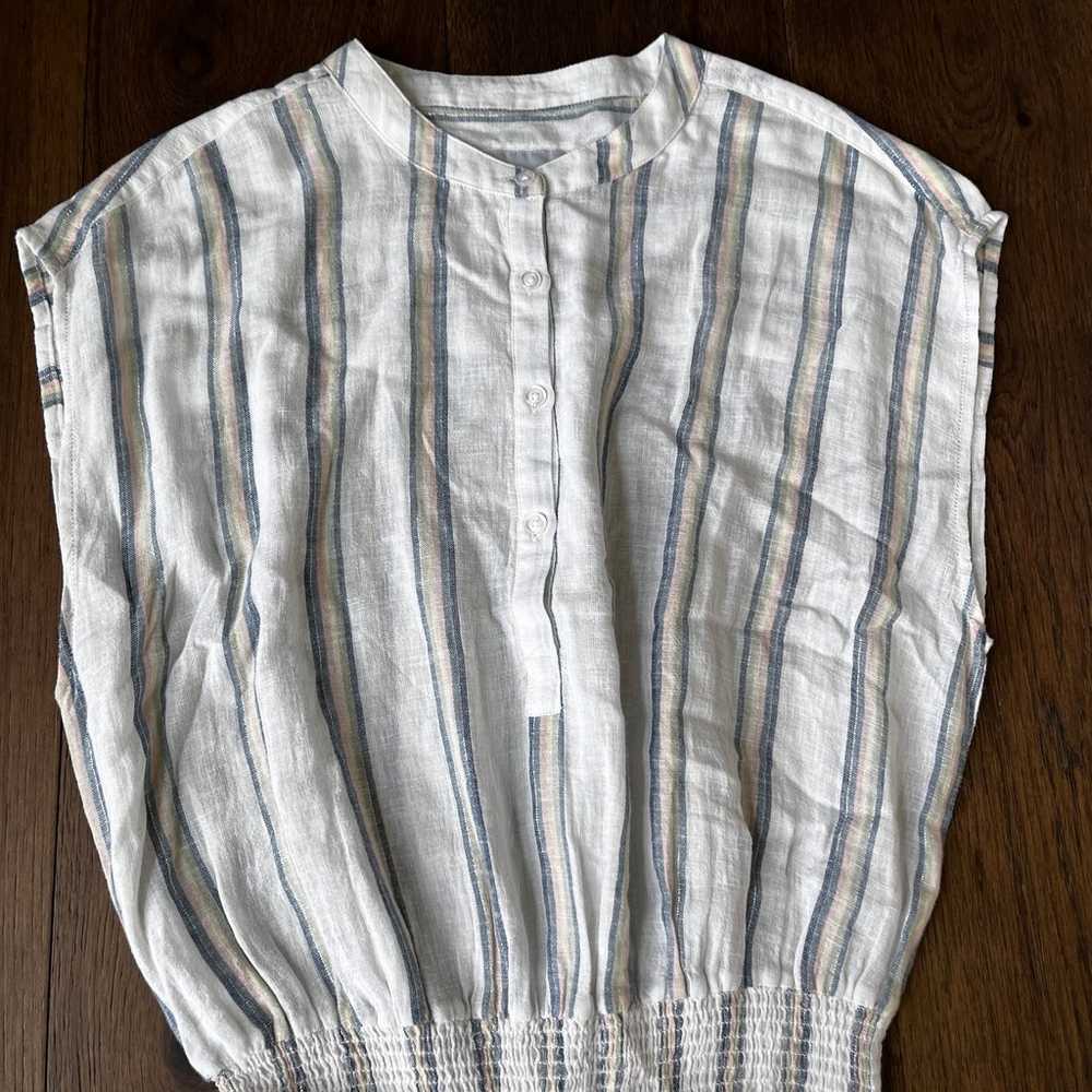 Rails Angelica Ryland striped linen blend dress, … - image 3