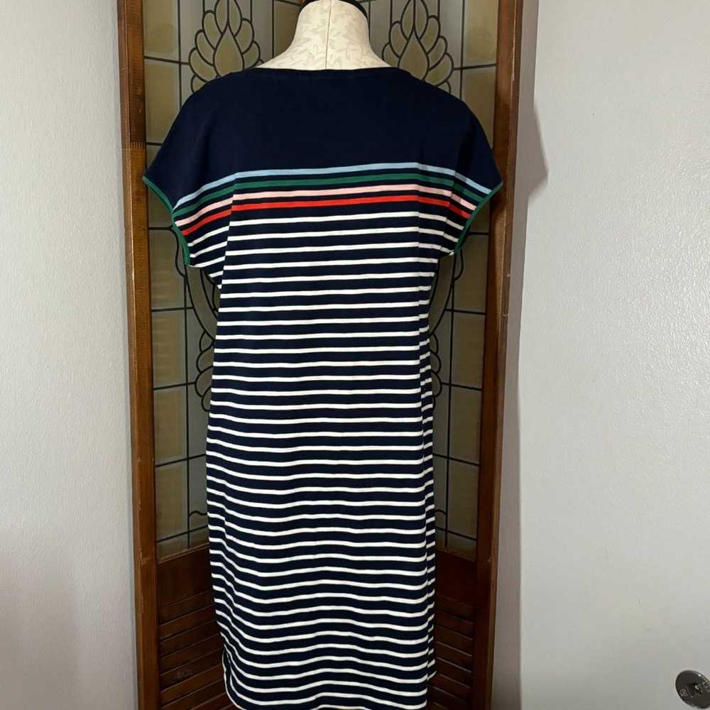 Boden Women's Paulina Jersey T-shirt Dress Navy M… - image 4