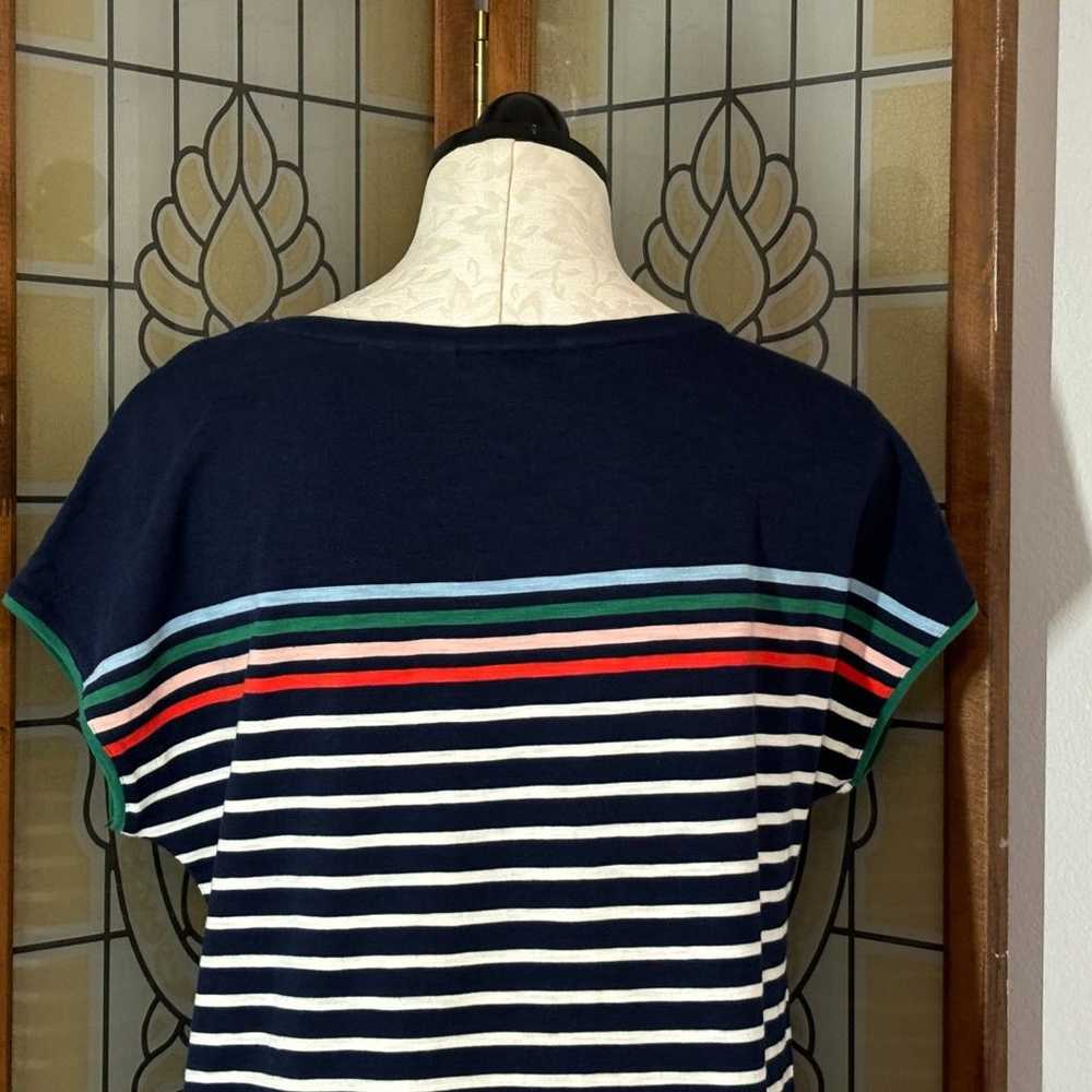 Boden Women's Paulina Jersey T-shirt Dress Navy M… - image 6