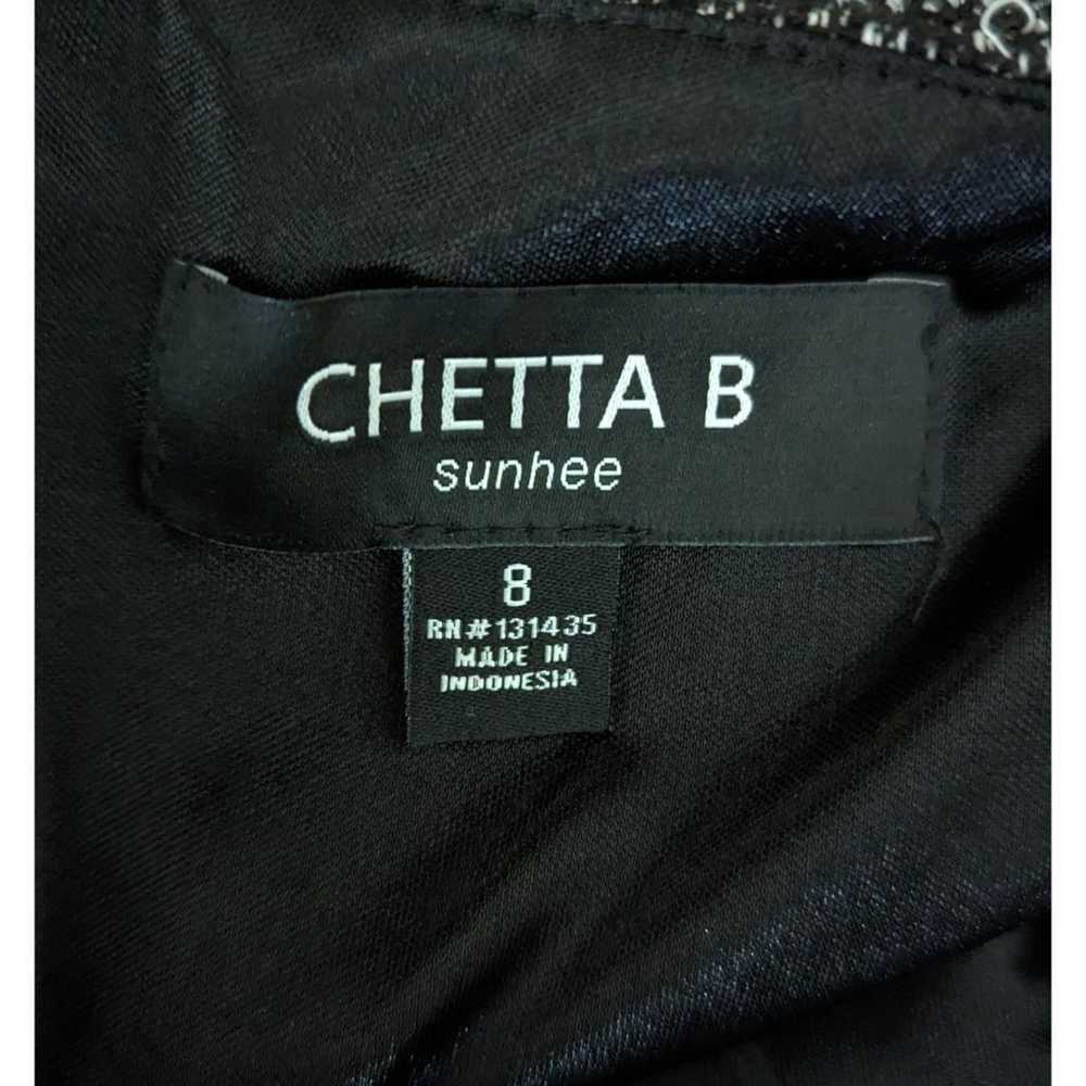 Chetta B Sunhee black tweed 3/4 sleeve zip back p… - image 5