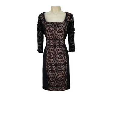 Adrianna Papell Black Lace Overlay Dress.  beauti… - image 1