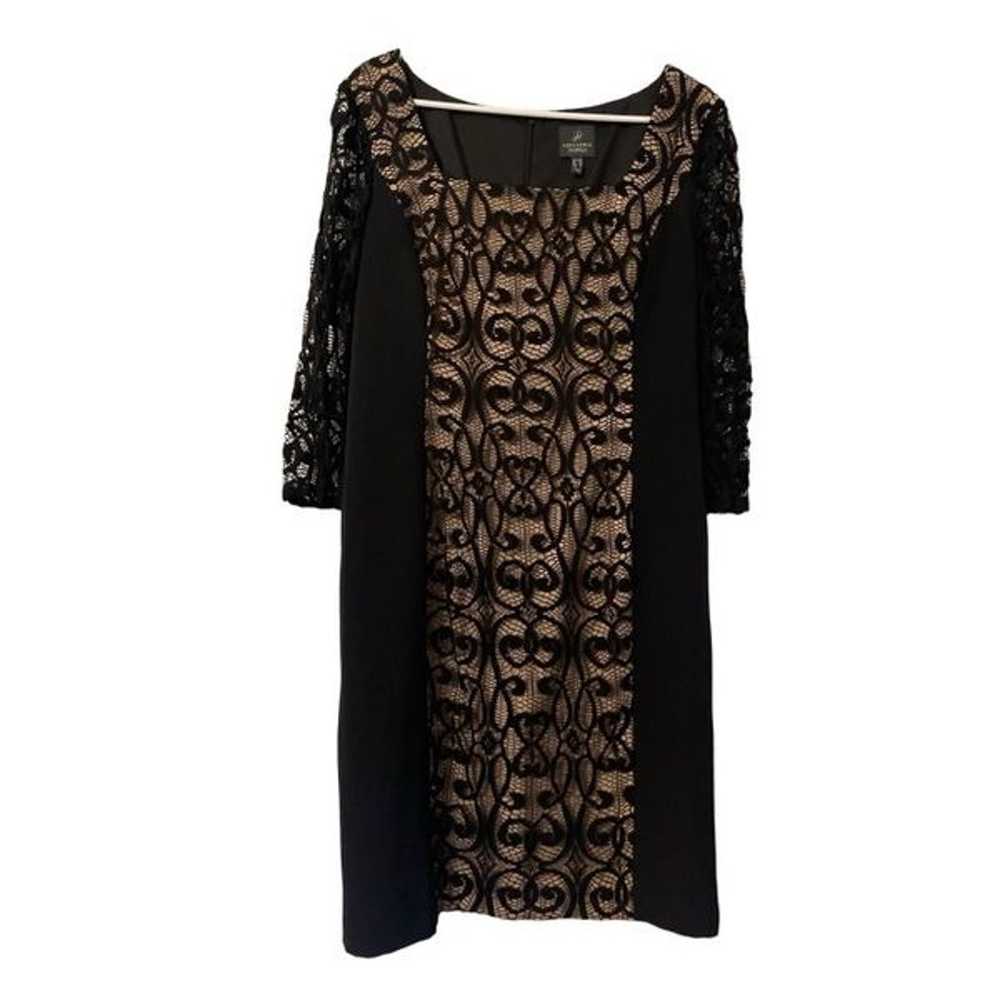 Adrianna Papell Black Lace Overlay Dress.  beauti… - image 2